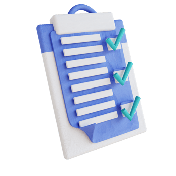 3D illustration to do list png