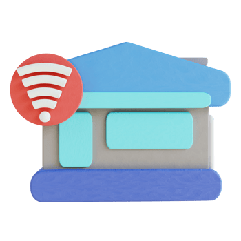 3D illustration smart home png