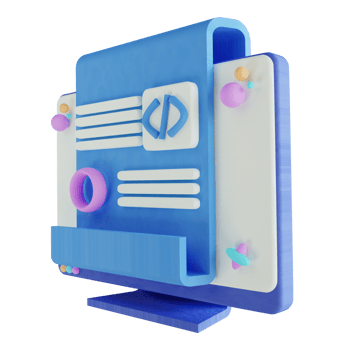 3D illustration website and metadata png