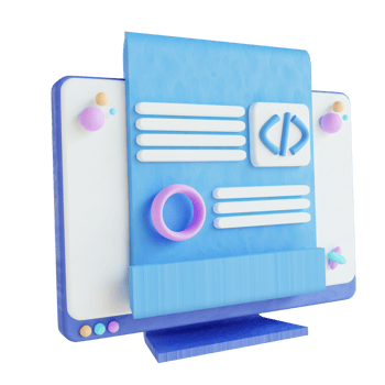 3D illustration website and metadata png