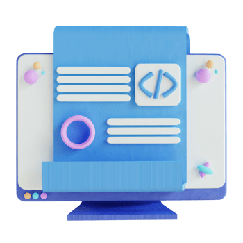 3D illustration website and metadata png