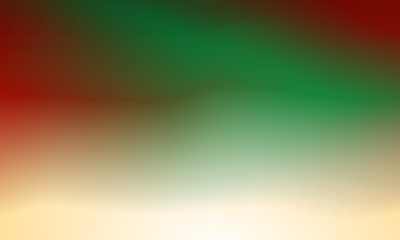 Beautiful gradient background red, green smooth and soft texture vector