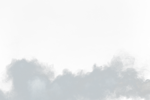 Dense Fluffy Puffs of White Smoke and Fog on transparent png Background, Abstract Smoke Clouds, Movement Blurred out of focus. Smoking blows from machine dry ice fly fluttering in Air, effect texture