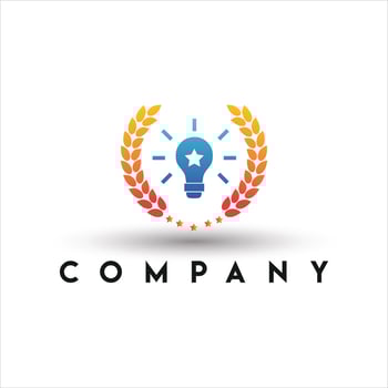 Creative Learning Idea Logo Design vector