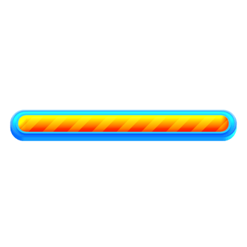 Loading bar four quarters game asset 2D icon transparent background png