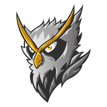 Owl head mascot team logo png