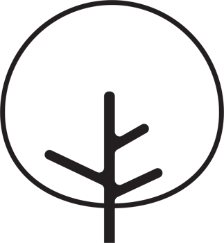 Simplicity tree flat design. png