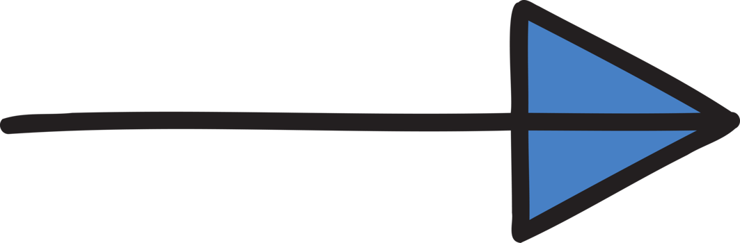 arrow doodle illustration on transparent background png