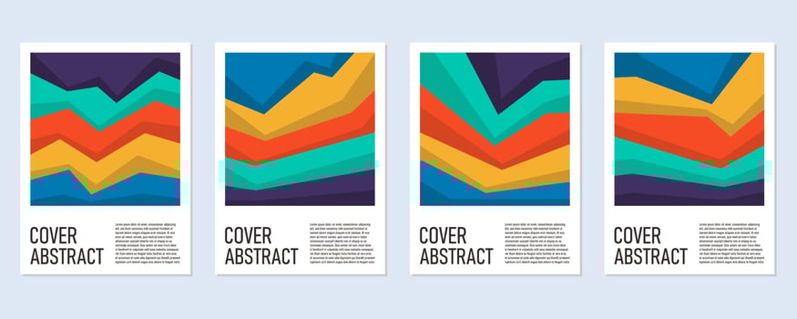 Abstract colorful geometric background vector