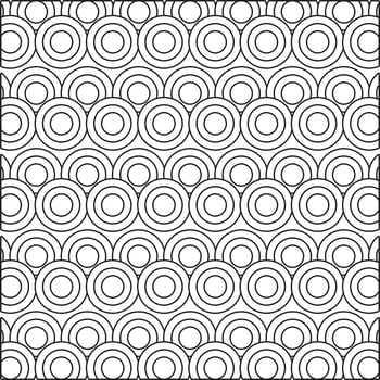Abstract seamless geometric shape line pattern vector