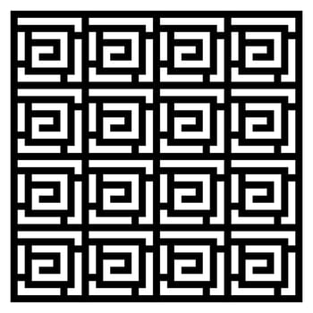 abstract black line pattern for background vector