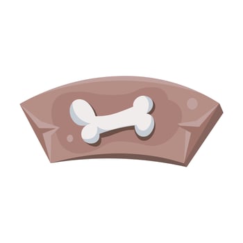 cute dog signs vector illustration