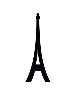 eiffel tower icon vector