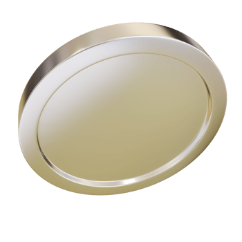 Silver casino coin png