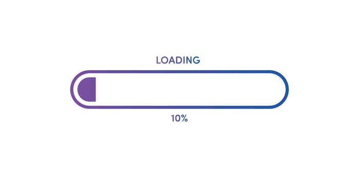 Loading vector art with percentage