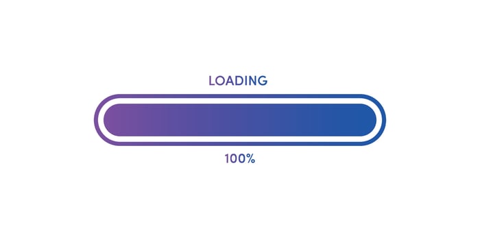Loading vector art with percentage