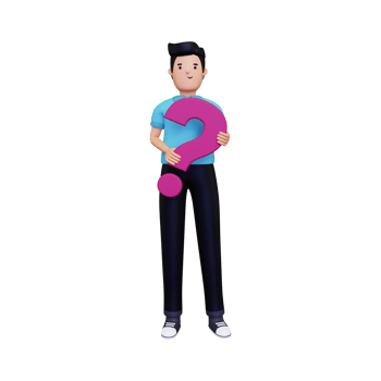 3d Confused businessman png