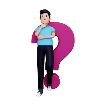 3d Businessman thinking png