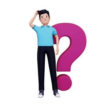 3d Confused person png
