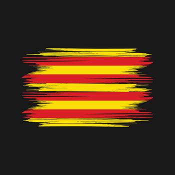 Catalonia flag Design Free Vector