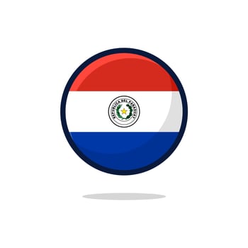 Paraguay Flag Icon vector