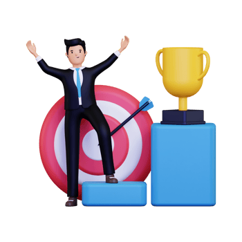 3d Personal Businessman goals png