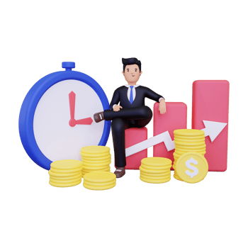 3d Successful businessman png