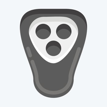 Icon Electric Shaver. suitable for Barbershop symbol. flat style. simple design editable. design template vector. simple illustration vector