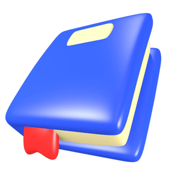 3d school education illustration icon a book png