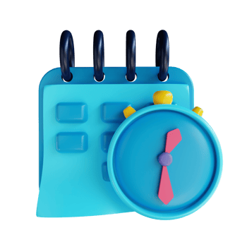 3D illustration calendar event suitable for marketing png