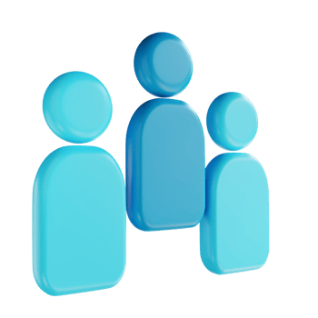 3D illustration team suitable for marketing png