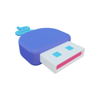 3d usb cable png