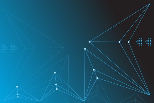 elegant connected lines abstract background vector