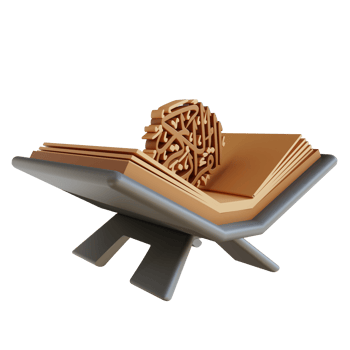 3D illustration Al-Qur'an suitable for ramadan png