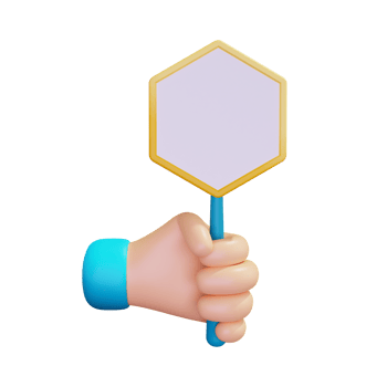 3d NFT bid concept illustration png