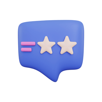 3d Feedback Star png