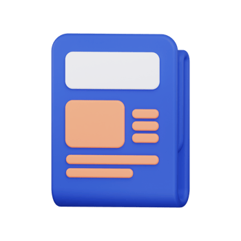 3d newspaper icon png