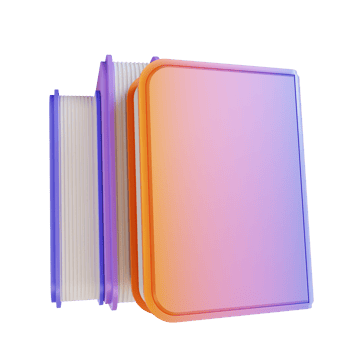 3D illustration colorful book png