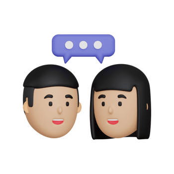 3d People Communication icon png