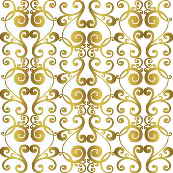 Vector damask vintage baroque scroll ornament swirl. Victorian monogram heraldic shield swirl. Retro floral leaf pattern border foliage antique  acanthus calligraphy engraved tattoo. Seamless pattern
