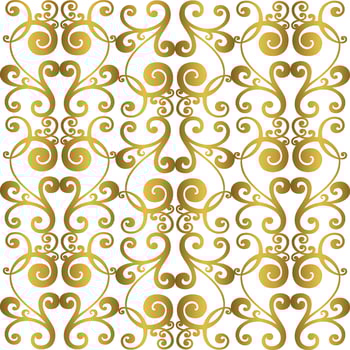 Vector damask vintage baroque scroll ornament swirl. Victorian monogram heraldic shield swirl. Retro floral leaf pattern border foliage antique  acanthus calligraphy engraved tattoo. Seamless pattern
