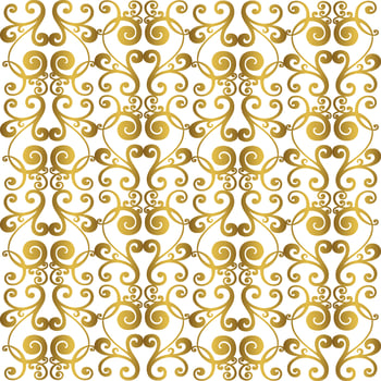 Vector damask vintage baroque scroll ornament swirl. Victorian monogram heraldic shield swirl. Retro floral leaf pattern border foliage antique  acanthus calligraphy engraved tattoo. Seamless pattern