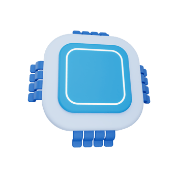 3d computer chip icon png