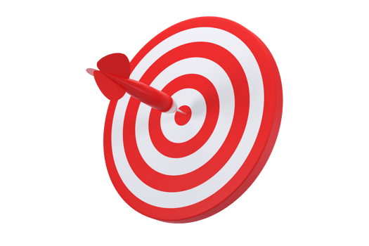 3D. Dart board and darts darts. Concept business finance. png