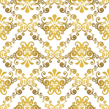 Vector damask vintage baroque ornament. Retro pattern antique style acanthus. Seamless pattern