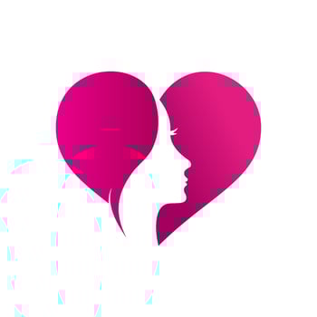 women love logo vector