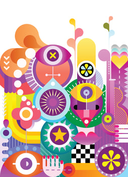 Abstract Art Background vector