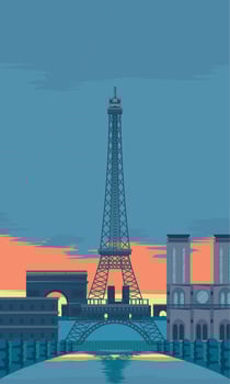 paris france city cityscape vector