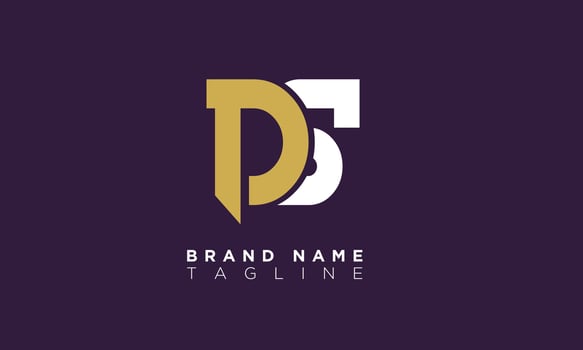 Alphabet letters Initials Monogram logo DS, SD, D and S vector