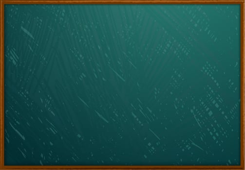 Clean green school board illustration. vector
